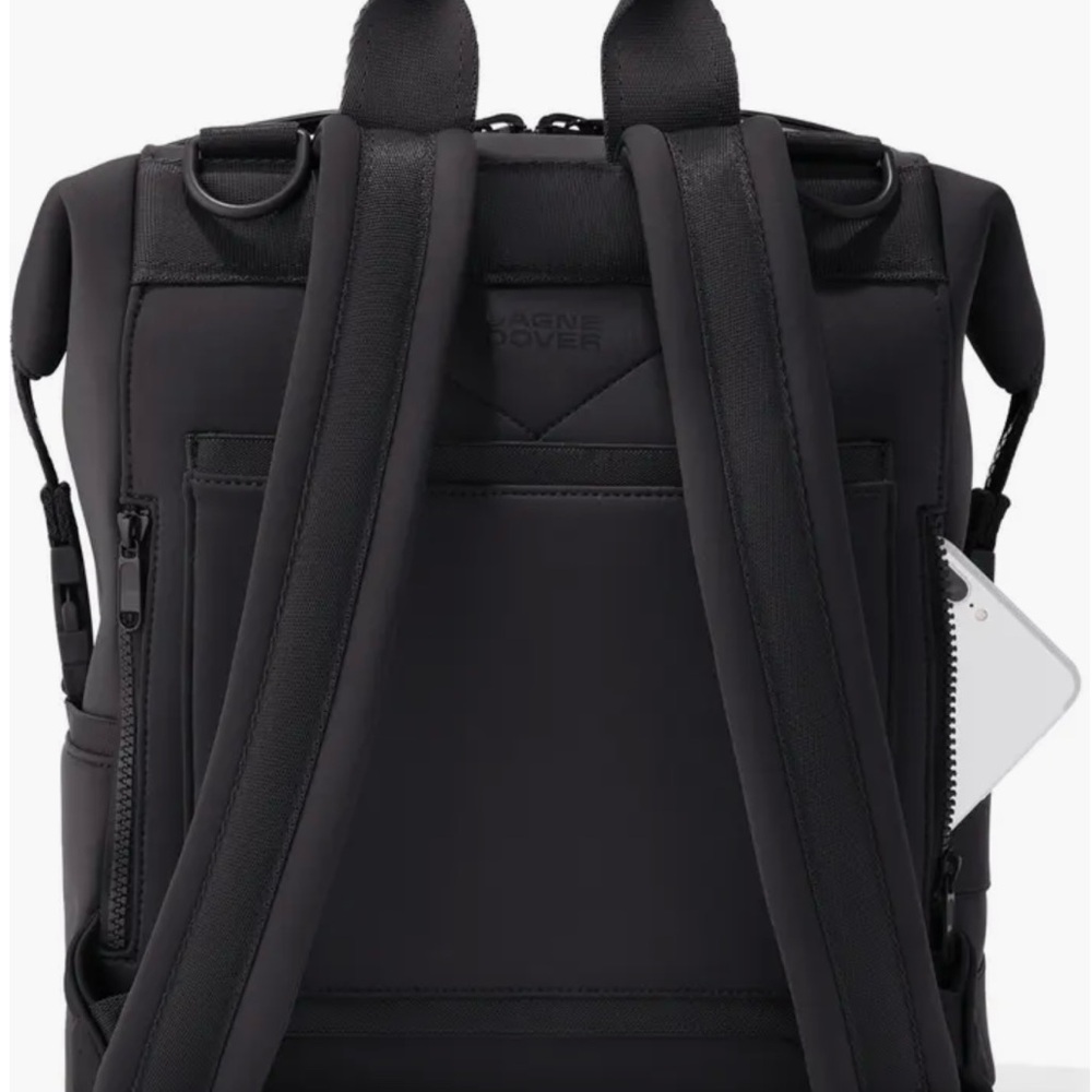 Dagne Dover Indi Neoprene Diaper Backpack Color Black Size Small NWOT - Picture 3 of 9